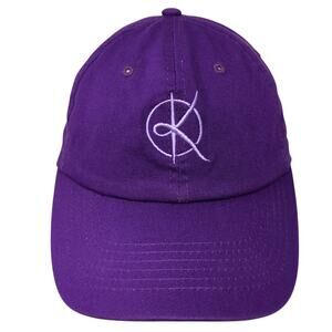 Katya Slideback Hat Embroidered K Circle Logo 100% Polyester Adjustable